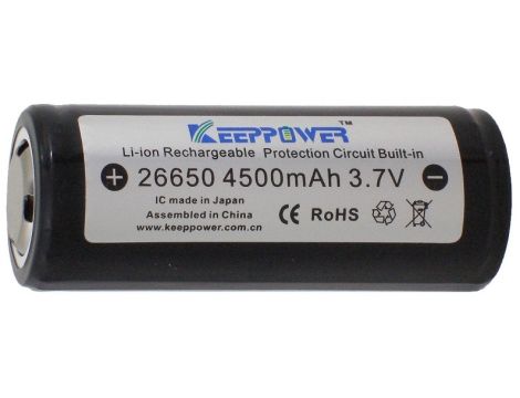 KP ICR26650-450PCM 4500mAh Li-ION - 5