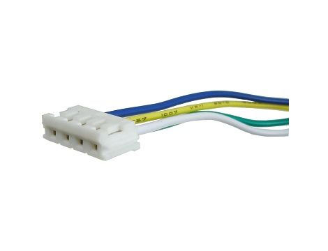 Plug with wires JST EHR-4 AWG24/25 wht/gre/yel/blu - 3