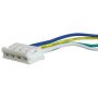 Plug with wires JST EHR-4 AWG24/25 wht/gre/yel/blu - 2