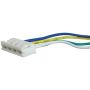 Plug with wires JST EHR-4 AWG24/25 wht/gre/yel/blu - 3