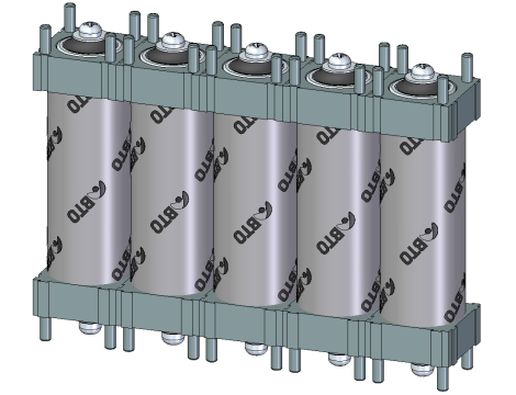 Battery pack LifePo4 Headway 3.2V 50Ah 1S5P - 3