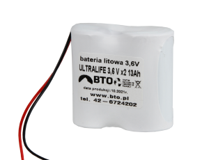 Battery pack C 3,6V 1S2P LiSOCl2