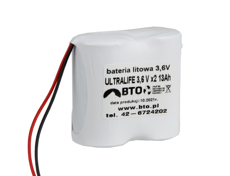 Pakiet baterii litowych C 3,6V 1S2P - 2