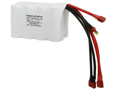 Battery pack 4S2P LiFePO4  13,2V 5,0Ah