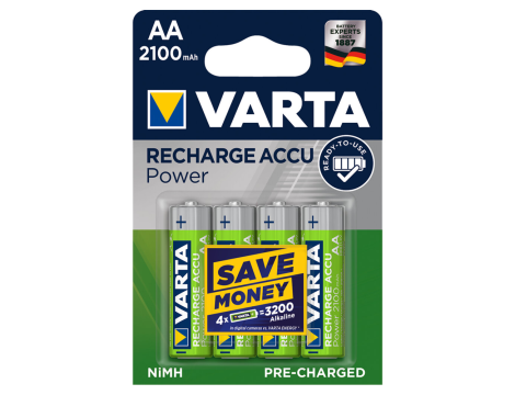 Varta PowerAccu R6/AA 2100mAh B4 1,2V