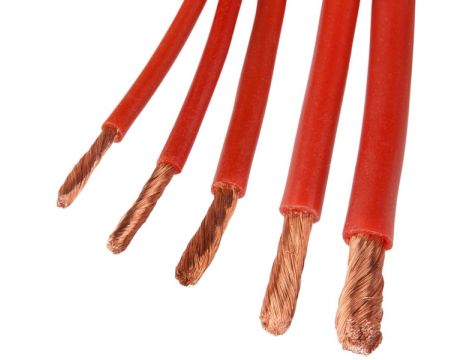 Silicon wire 4,0 qmm red - 4