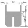 TAG SP-06 double pin for PCB