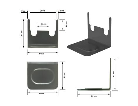 NC-E0105 CR2032 sub "+" bent