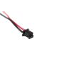 Plug with wires HIROSE HNC2-2.5-2 AWG24/10cm red/blu - 2