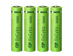 4 x GP Recyko New R03/AAA 1000 Series 1,2V