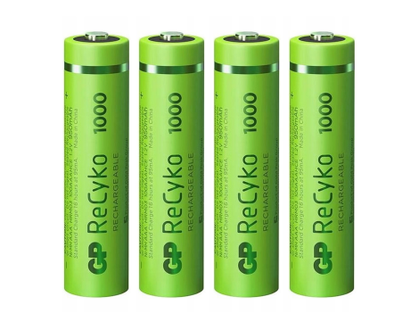 4 x GP Recyko New R03/AAA 1000 Series 1,2V