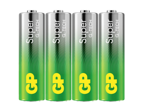 4 x Bateria alkaliczna LR6/ AA GP SUPER G-TECH