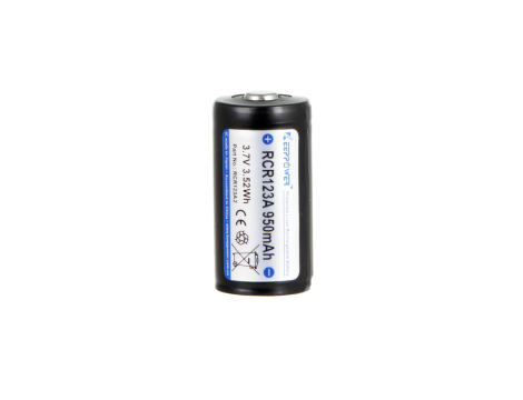 KP RCR123A2 950mAh Li-ION 16340 - 2