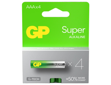 Alkaline battery LR03 GP SUPER G-TECH