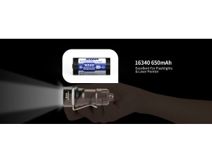 XTAR 16340-650PCM 650mAh Li-ION