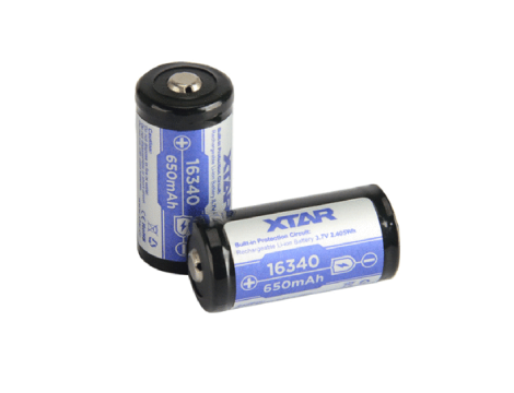 XTAR 16340-650PCM 650mAh Li-ION - 11