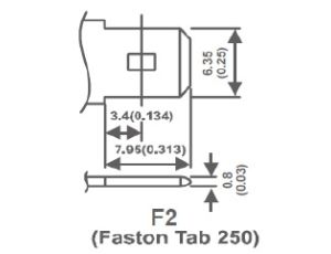 Akumulator żelowy 12V/5Ah MWP F2 - 2