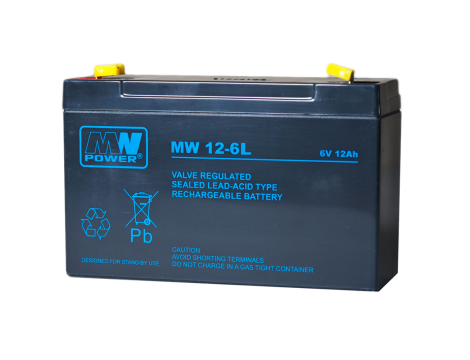 AGM battery 6V 12Ah MW