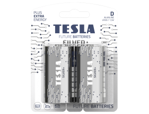 Bateria alk. LR20 TESLA SILVER+ B2 1,5V