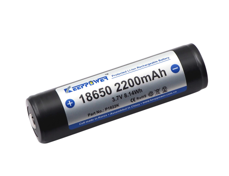 KP ICR18650-220PCM 2200mAh Li-ION - 2