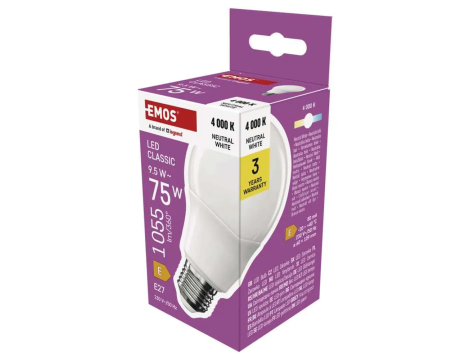 Żarówka EMOS CLS LED E27 A60 9,5W ZQ5E53 - 3