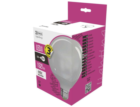Żarówka EMOS LED GLOBE 18W E27 ZQ2181 - 3