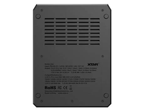 Charger XTAR VX4 KIT 18650/26650 Li-ION/MiMH, 4ch - 3
