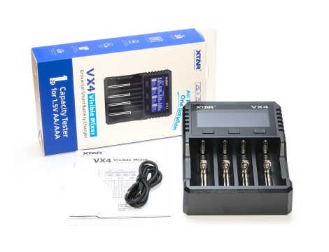 Charger XTAR VX4 KIT 18650/26650 Li-ION/MiMH, 4ch - 6