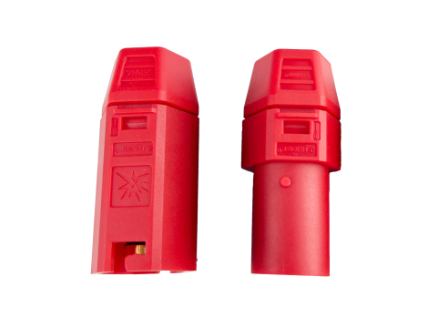 Q-HOBBY QS12H-F+M RED female & male connector 250/320A - 2