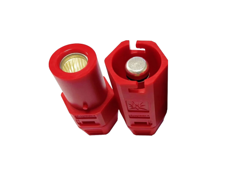 Q-HOBBY QS12H-F+M RED female & male connector 250/320A - 3