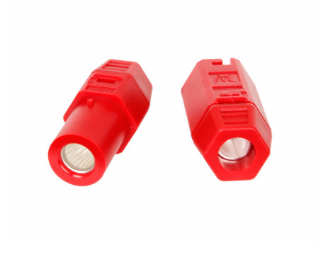 Q-HOBBY QS12H-F+M RED female & male connector 250/320A