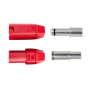 Q-HOBBY QS12H-F+M RED female & male connector 250/320A - 4