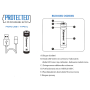 KP ICR16340-100PCM 1000mAh Li-ION USB-C - 6