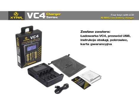 Charger XTAR VC4 for 18650/32650 USB - 13