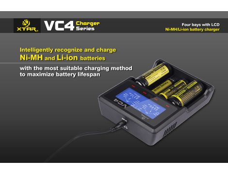 Charger XTAR VC4 for 18650/32650 USB - 28