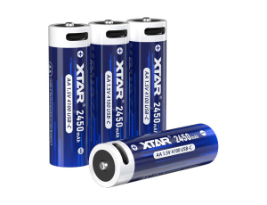 XTAR 14500-1.5V 4100mWh Li-ION AA BOX4