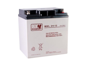 Akumulator żelowy 12V/24Ah MWL M5 Akumulator żelowy 12V/24Ah MWL M5
