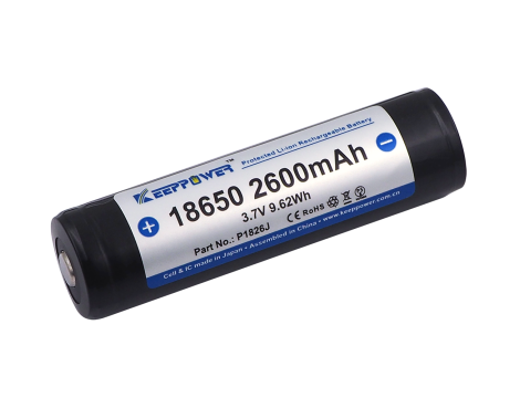 KEEPPOWER ICR18650-260PCM 2600mAh Li-ION - 3