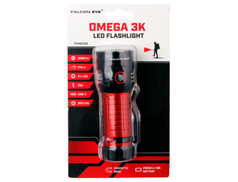 LED Flashlight MacTronic OMEGA 3K FHH0143 - 3