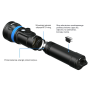Latarka XTAR DL2 1600 Pointer Green Beam - 5