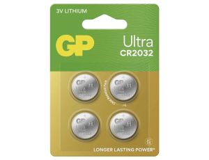 Bateria litowa GP ULTRA CR2032 B4 3,0V Bateria litowa GP ULTRA CR2032 B4 3,0V