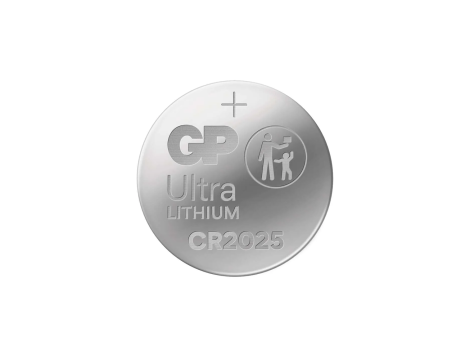 GP ULTRA CR2025 B4 lithium battery. - 2