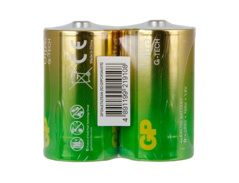 Alkaline battery  LR20 GP ULTRA G-TECH F2 - 2