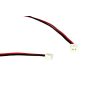 Plug with wires ELCO8283-2P AWG26/20 red/blk - 2