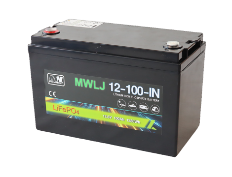 Battery MWLJ 12,8V/100Ah LiFePO4 M8