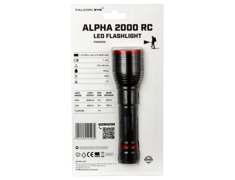LED Flashlight MacTronic ALPHA 2000 RC FHH0123 - 3