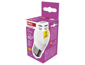 Bulb EMOS CLS E27 6,5W NW ZQ6E43 - 2