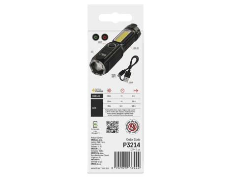 Latarka EMOS P3214 150lm LED+COB - 7