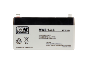Akumulator żelowy 6,0V/1,3Ah  MWS-KB Pb