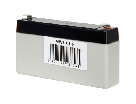 Akumulator żelowy 6,0V/1,3Ah  MWS-KB Pb - 4